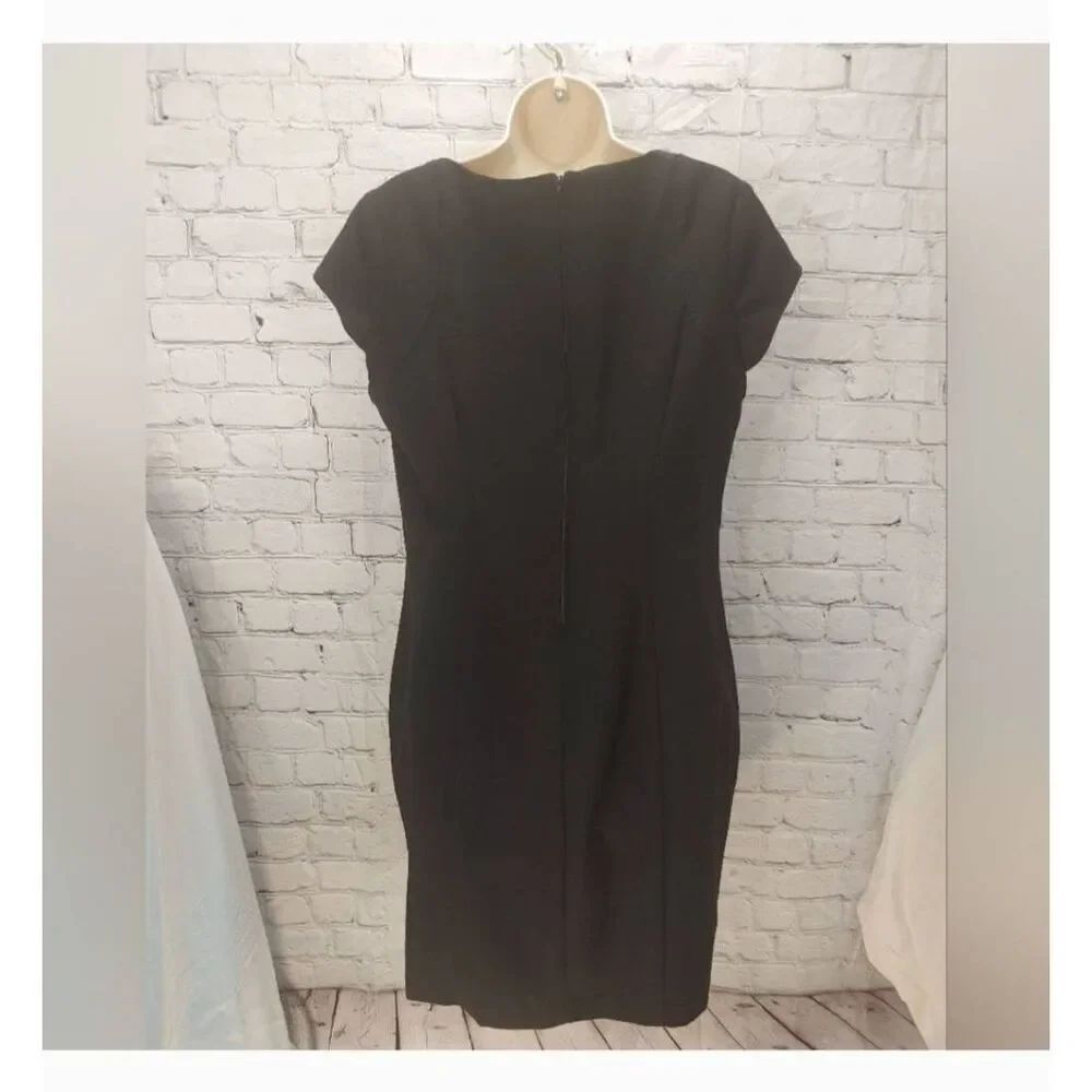 BCX Junior's Size 13 Black Cap Sleeve Dress - Picture 6 of 6